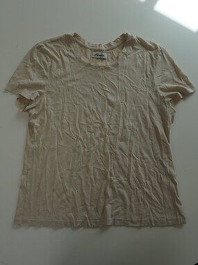Rowan Supima Cotton T-Shirt Tyler Short Sleeve Top Tee in Abalone XL
